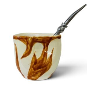 Mate Cerámica Artesanal Marrón